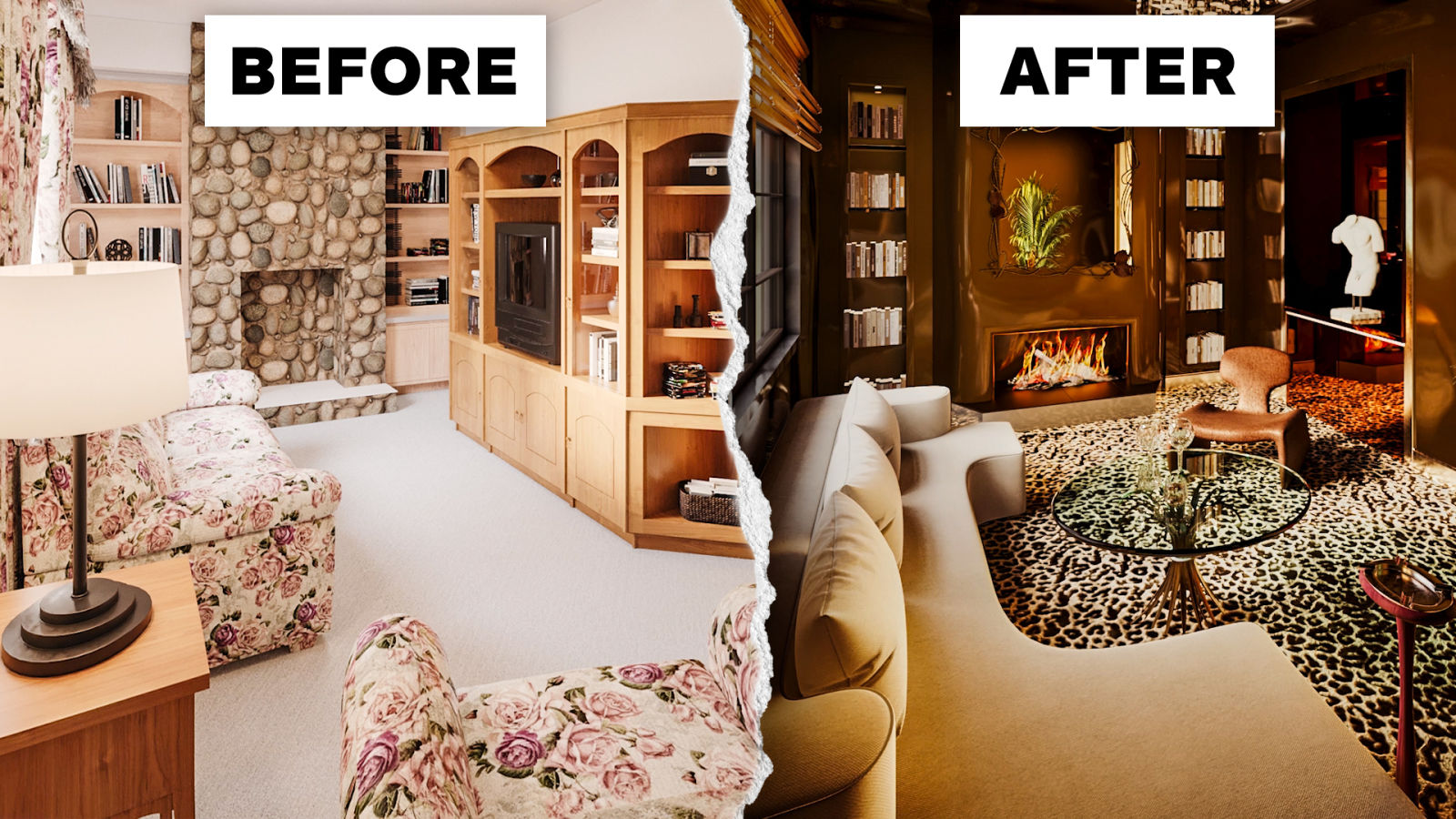3 Interior Designers Transform The Same Dated 90s Living Room