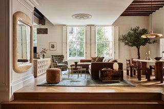 Baird wanted to keep the communal spaces as open and airy as possible so when renovating the apartment she removed...